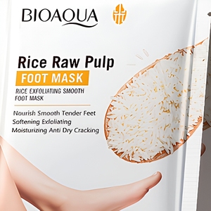 <span class=keywords><strong>Masque</strong></span> pour les pieds à l'extrait de riz, exfoliant, soin lissant des pieds, hydratant, adoucissant, pour les pieds secs et craquelés - Product Image 5