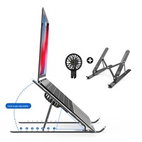 Support ergonomique pour ordinateur portable en aluminium, pliable, réglable et portable, pour MacBook de 10 à 17 pouces