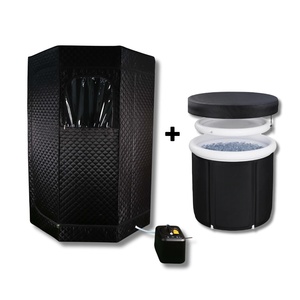 Portable PVC <strong>Inflatable</strong> Ice <strong>Bath</strong> &amp; Sauna with Recovery Function Cold Plunge Bathtub and Shower Type Accessory - Product Image 3