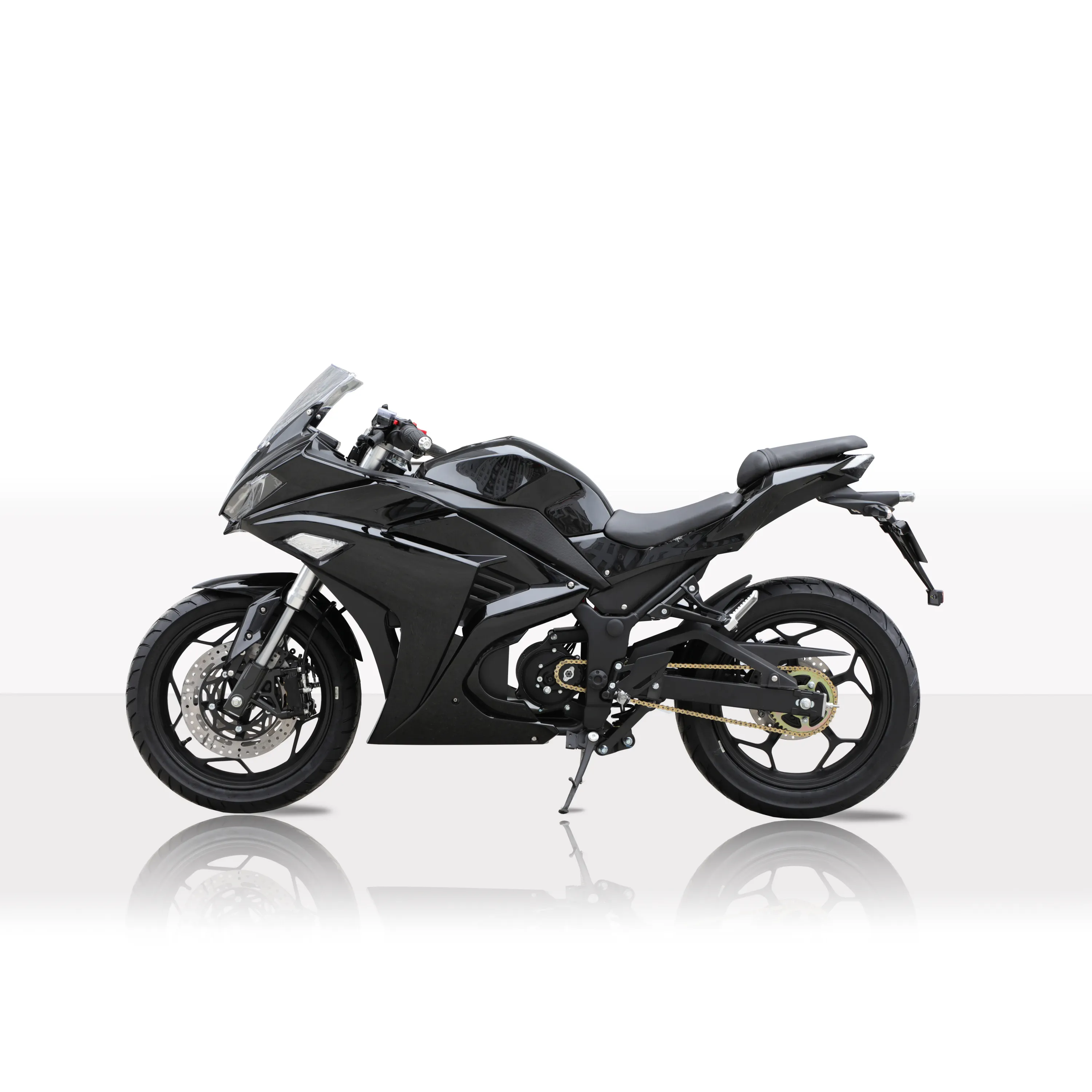 Motor de corrente popular 4000 W boa motocicleta elétrica V6 Yamaha R3 130 km/h adulto