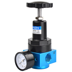Régulateur de pression d'air JINEN QTYH-15 en alliage d'aluminium 0,15-3,5 MPa, vanne de conduite - Product Image 4