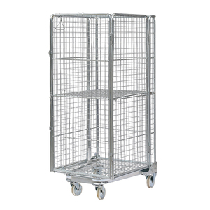 500kg Tải Công suất siêu thị lưu trữ cán lồng phòng giặt doanh thu cuộn container đóng mở CuộN Xe đẩy lồng - Product Image 4