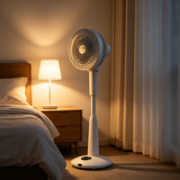 Kipas Angin Sirkulasi Udara Vertikal untuk Rumah, 3D Air Swing, Fungsi Timer, Tenang, Ventilasi Listrik, Pendingin