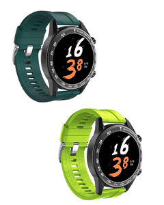 สายนาฬิกายางสายรัดซิลิโคน22มม.,ดีไซน์ทางการสำหรับ <span class=keywords><strong>Amazfit</strong></span> <span class=keywords><strong>GTR</strong></span> 47มม. สายรัดข้อมือสปอร์ต Opp กระเป๋า21มม. - Product Image 3