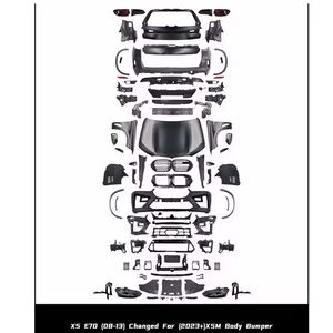 Kit carrozzeria SJC per <span class=keywords><strong>BMW</strong></span> <span class=keywords><strong>X5</strong></span> E70 2008-2013 modificato <span class=keywords><strong>G05</strong></span> X5M MT stile Bodykit paraurti anteriore e posteriore vendita fabbrica kit Full Body - Product Image 2