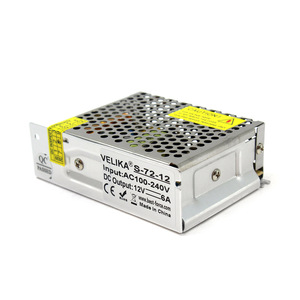 Alimentation électrique ultra-mince DC12V 6A 72W à sortie unique, tension constante pour bandes LED, installation intérieure - Product Image 2