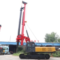 Pile driver pour chargeuse compacte 30m DR-150 |   Machine de piquage hydraulique avec moteur Cummins pour la construction de fondations
