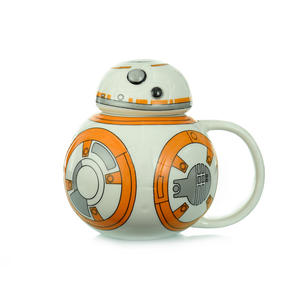 Taza de cerámica 3D de Star Wars Robot para niños de 350ml de capacidad con tapa para dibujos animados - Product Image 1