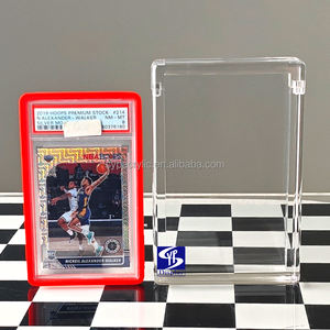 SYP Vente en gros Étui en acrylique transparent de 10 mm pour Pokémon Épée et Bouclier Évolutions des Cieux <span class=keywords><strong>2021</strong></span> # 215 Umbreon VMAX Secret PSA Taille - Product Image 1