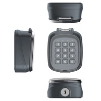 Clavier sans fil universel étanche 433 MHz, système d'entrée sans clé, ouvre-porte de garage automatique en plastique et métal, portail coulissant