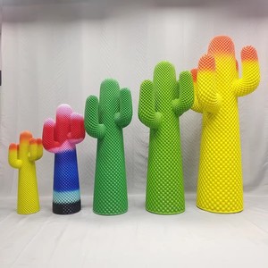 Sculpture de cactus en fibre de verre grandeur nature personnalisée pour la décoration de la maison et du jardin, vente en gros - Product Image 1