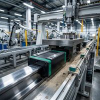 Haute Précision 55 #   Bloc de guidage linéaire en acier au carbone, roulement linéaire robuste pour machines d'automatisation CNC