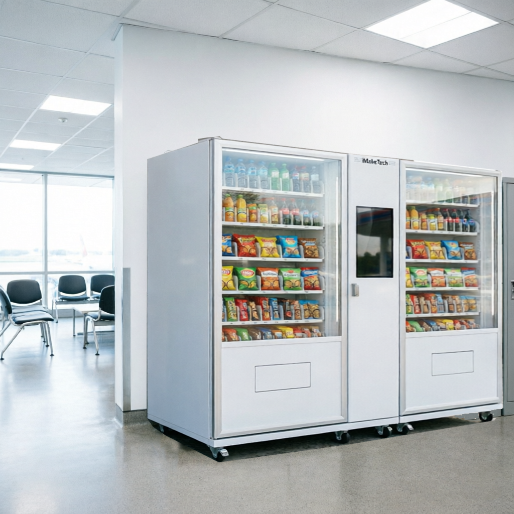 <strong>Smart</strong> Snack Drink <strong>Vending</strong> <strong>Machine</strong> with Touchscreen SDK Credit Card Payment Cooling System IoT Remote Management
