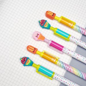 Promozione al Prezzo Più Basso: Nuova Matita Meccanica Automatica con Design Cartoonesco Carino, Strumento di Cancelleria in Plastica per Studentesse - Product Image 1