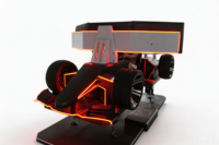 Simulateur de course dynamique personnalisable, machine de jeu d'arcade, style Formule 1, cockpit de conduite de voiture pour parc d'attractions intérieur