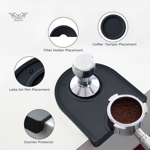 Tappetino Antiscivolo Personalizzato per Stazione di Pressatura, Tappeto Antiscivolo per Barista, Tappetino <span class=keywords><strong>in</strong></span> Gomma Siliconica per Pressare il Caffè Espresso - Product Image 6