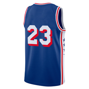 Hommes # <span class=keywords><strong>Maillot</strong></span> de basket-ball personnalisé <span class=keywords><strong>LeBron</strong></span> Philadelphia 23, chemises brodées, uniformes pour jeunes, vêtements de sport, impression à chaud - Product Image 2