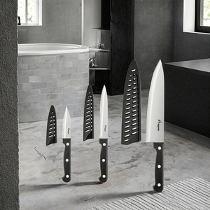 Protector de Cuchillo de <span class=keywords><strong>Chef</strong></span> de Acero al Carbono Ecológico de Tamaño Universal de Alta Calidad y Bajo Precio del Fabricante, Funda Protectora de Plástico PP - Product Image 3
