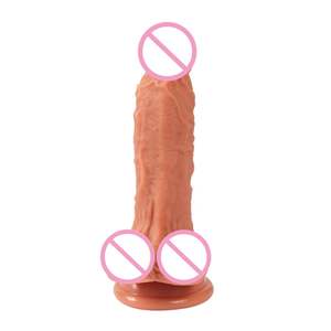 Erwachsene 7,9 Zoll realistische Silikon künstliche realistische Penis Sexspielzeug Dildos für Frauen Dame masturbieren Sexspielzeug Saugnapf - Product Image 1
