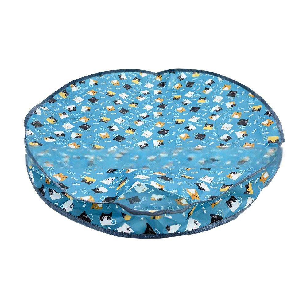 Circular cover - blue [without steel ring]