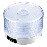 Professionele Productie 5-laags Voedseldroger 220-240V 50Hz 250W Digitale Fruit Dehydrator