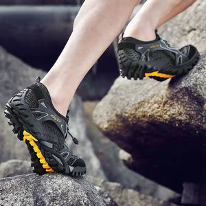 Sandalias de malla transpirable para hombre, ligeras, modernas, para senderismo, vadeo, casuales, para verano. - Product Image 6