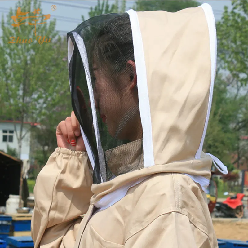 2021 Persediaan Pabrik Semua Jenis Tubuh Penuh Berventilasi Pakaian Penjaga Lebah atau Jaket Lebah dari Pabrik Perlebahan Lebah Cina