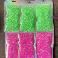 5000 Buah 5Mm Jelly Ab Paket Kecil Berlian Imitasi Resin Pipih Tidak Hotfix untuk Kerajinan DIY
