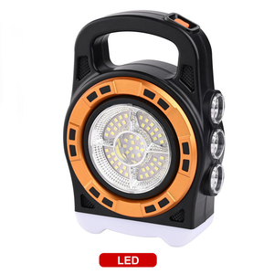 Solar-powered portable flashlight, USB rechargeable, COB waterproof, suitable for tents, LED camping, and searchlights. - Product Image 5