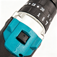 Perceuse à percussion sans fil 10 mm, moteur sans balais lithium-ion 21 V, tournevis électrique multifonction de type pistolet, rechargeable