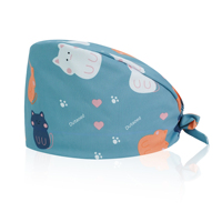 Gorro Quirúrgico Casual Personalizable con Estampado, Tela de Alta Calidad, Transpirable, Antipolvo y Antitranspirante
