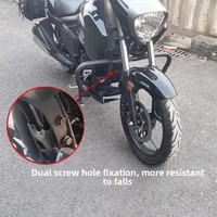 Support de sacoche latérale en acier inoxydable pour Suzuki 155Kr Cool Road Gl150, support de boîte latérale modifié, état neuf