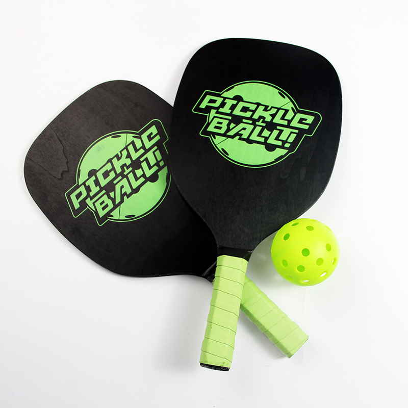 2025 New Design Edgeless Portable Pickleball Paddle with Poplar Wood Core 40-Hole Lightweight Durable Factory Wholesale
