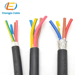 YY08 4X0.5 20AWG电力电缆CE认可的Flex KABEL LIYY 4X0.5 MM2-多芯电缆，YY屏蔽彩色编码数据电缆
