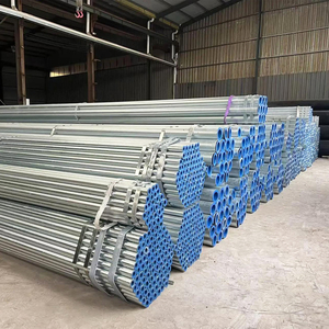 Tuyau en acier galvanisé ERW certifié CE ISO 9001, classe B BS1387, grade Q195-Q345, <span class=keywords><strong>section</strong></span> ovale, longueur 12 m, pour soudage de construction - Product Image 4