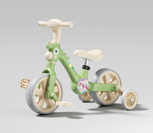 Bicicleta de Equilibrio para Niños Multifuncional 2 en 1, Bicicleta Deslizante Anticaídas Ajustable, <span class=keywords><strong>Triciclo</strong></span> para Bebés de 2 a 6 Años - Product Image 5