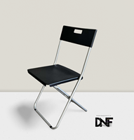 Chaises pliantes robustes en fer personnalisées pour les fêtes de jardin Chaise de mariage en plein air Chaises pliantes durables en métal