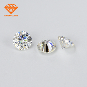 Diamante Moissanita de Forma Redonda de 1 mm a 15 mm, Color D EF GH <span class=keywords><strong>IJ</strong></span> para Joyería Eterna para Bodas - Product Image 4