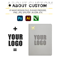 Étui à passeport en cuir promotionnel sac d'identité Logo personnalisable porte-passeport porte-carte étui en cuir de stockage
