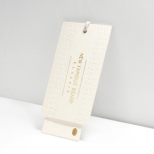 Étiquettes personnalisées à accrocher pour vêtements, cartes de marque pour hommes et femmes, livraison gratuite - Product Image 2