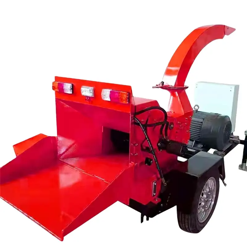 Ramo picador de madeira shredder trailer1 5hp elétrica