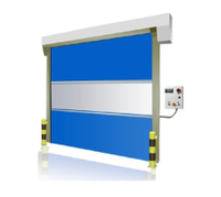 Puerta Rápida Moderna de PVC, Automática, Antipolvo, para Taller, Persiana Enrollable de Acero Inoxidable, Persiana Eléctrica para Almacén