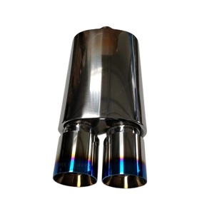 3 "in Dual 4" Out Universal Y Pipe <span class=keywords><strong>Silencieux</strong></span> d'échappement avec embout d'échappement - Product Image 2