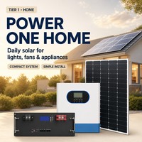 Système d'alimentation hors réseau personnalisé 1-200 kW, batterie solaire LiFePO4, solution complète, conception ODM pour votre marque, directement de l'usine