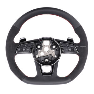 Volant en cuir sport A4 B9 M personnalisé compatible avec <span class=keywords><strong>audi</strong></span> <span class=keywords><strong>A3</strong></span> A4 A4L Avant Allroad A5 A6L A7 Q2L Q3 Q5 Q5L Q7 A1 <span class=keywords><strong>A3</strong></span> 8V 8P - Product Image 5