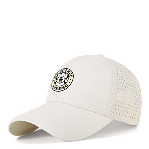 Nueva Gorra de Béisbol Deportiva de 5 Paneles, Personalizada con Logotipo en PVC, Impermeable, 100% Algodón, con Cuerda Perforada con Corte Láser - Product Image 6