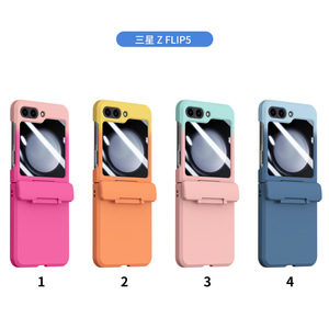 Para <span class=keywords><strong>Samsung</strong></span> <span class=keywords><strong>Z</strong></span> <span class=keywords><strong>Flip</strong></span> 6 Funda de teléfono con tacto similar a la piel Estuche rígido de cobertura completa de doble color Adecuado para <span class=keywords><strong>Samsung</strong></span> <span class=keywords><strong>Z</strong></span> <span class=keywords><strong>Flip</strong></span> 5 4 <span class=keywords><strong>3</strong></span> - Product Image 5