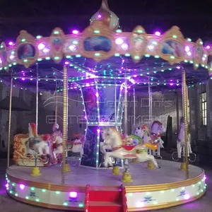 Amusement Park Rides Shopping Mall Luxury Go Round Carousel For Sale