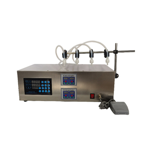 Semi-automatic Portable Liquid Filling <b>Machine</b>,Water Oil Milk <b>Juices</b> Filling <b>Machine</b> With 4 Heads Filling <b>Machine</b> - Product Image 2