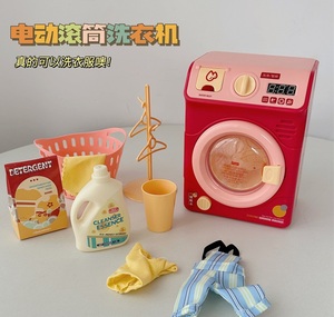 Nueva gran oferta de alta calidad rosa/azul <span class=keywords><strong>horno</strong></span> <span class=keywords><strong>microondas</strong></span> simulado Mini juegos de juguetes de cocina para niños Mini electrodomésticos herramienta de cocina - Product Image 2